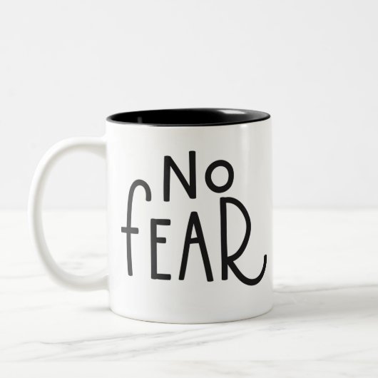 Tasse 2 Couleurs aucune crainte (Gauche)