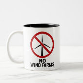 Tasse 2 Couleurs Aucune ferme éolienne - Aucune éolienne (Gauche)