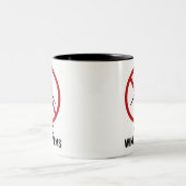 Tasse 2 Couleurs Aucune ferme éolienne - Aucune éolienne (Centre)