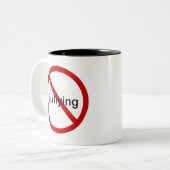Tasse 2 Couleurs Aucune intimidation (Devant gauche)
