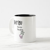 Tasse 2 Couleurs aucunes vaches (Devant gauche)