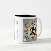 Tasse 2 Couleurs "Audacieux design sportif" (Devant droit)