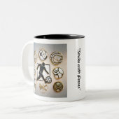 Tasse 2 Couleurs "Audacieux design sportif" (Devant gauche)