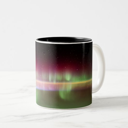 Tasse 2 Couleurs Aurora Australis - Station spatiale internationale (Devant droit)