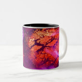 Tasse 2 Couleurs Aurora-Inspired Luxury Art (Devant droit)
