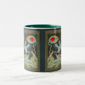 Tasse 2 Couleurs Auspicious Tide & Phoenix Rising Motif chinois (Centre)