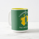 Tasse 2 Couleurs Australie Citoyenneté Dons Félicitations (Devant gauche)