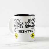 Tasse 2 Couleurs Australie cool (Devant gauche)