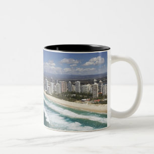 Tasse 2 Couleurs Australie, Queensland, Gold Coast, Main Beach -