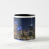 Tasse 2 Couleurs Australie, Sydney. Skyline avec Opera House vu (Centre)