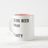 Tasse 2 Couleurs Auteurs de fiction féminine (Devant gauche)