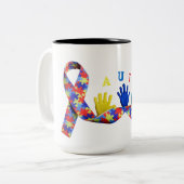 Tasse 2 Couleurs Autism (Devant gauche)