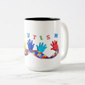 Tasse 2 Couleurs Autism (Devant droit)