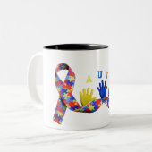 Tasse 2 Couleurs Autism (Devant gauche)