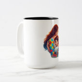 Tasse 2 Couleurs Autism (Devant gauche)