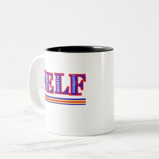 Tasse 2 Couleurs auto-amour muqueuses (Devant gauche)