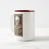 Tasse 2 Couleurs Auto-portrait Grim (Devant gauche)