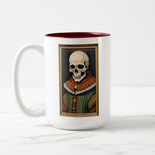 Tasse 2 Couleurs Auto-portrait Grim (Gauche)