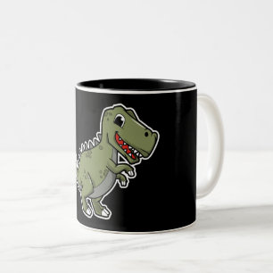 Tasse 2 Couleurs Autocollant de dinosaure T-Rex mignon – Dino de de