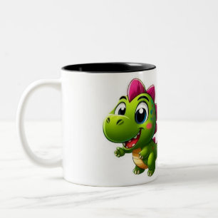 Tasse 2 Couleurs Autocollant Dinosaur Adventure