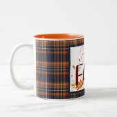 Tasse 2 Couleurs automne/automne/feuille/plaid (Gauche)