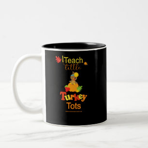 Tasse 2 Couleurs Automne d'automne de cadeaux de professeur de