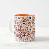 Tasse 2 Couleurs Automne Feuilles "C'est l'automne Y'all" (Devant gauche)