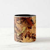Tasse 2 Couleurs automne, feuilles sèches (Centre)