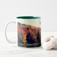 Automne Foliage Pond Nature Personnalisée