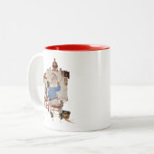 Tasse 2 Couleurs Autoportrait triple (Devant gauche)