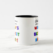 Tasse 2 Couleurs Autrement connu comme le meilleur cadeau de nounou (Centre)