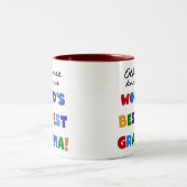 Tasse 2 Couleurs Autrement connu comme T-shirts de Meilleur-est (Centre)