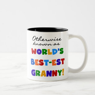 Tasse 2 Couleurs Autrement connu en tant que cadeaux de mamie