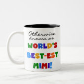 Tasse 2 Couleurs Autrement connu en tant que cadeaux Meilleur-est (Gauche)