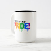 Tasse 2 Couleurs Avaler ma fierté (Devant gauche)