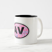 Tasse 2 Couleurs Avalon. (Devant droit)