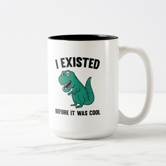 Tasse 2 Couleurs Avant d'être cool (Droit)