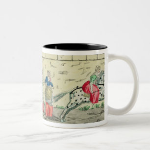 Tasse 2 Couleurs Avant-garde des femmes allant à
