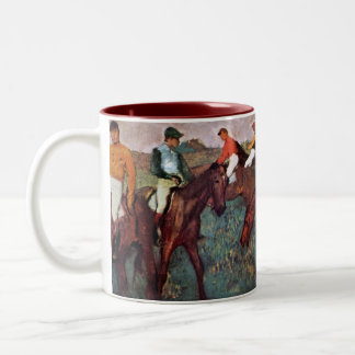 Tasse 2 Couleurs Avant Le Début Formation Jockeis - Diplôme Peintur