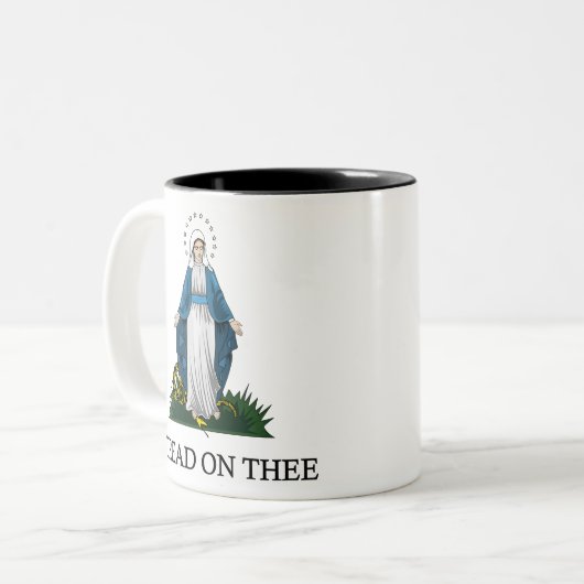 Tasse 2 Couleurs Ave Maria (Devant gauche)