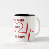 Tasse 2 Couleurs Avec Chaque Beat (Devant droit)