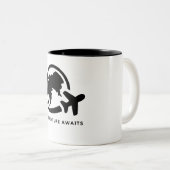Tasse 2 Couleurs Aventure Attend (Devant droit)