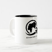 Tasse 2 Couleurs Aventure Attend (Devant gauche)