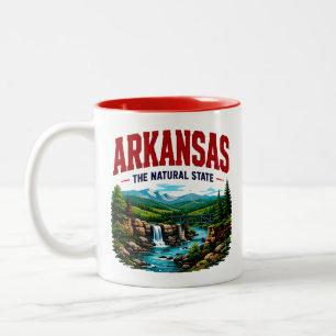 Tasse 2 Couleurs Aventure de beauté naturelle de l'Arkansas