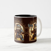 Tasse 2 Couleurs Aventure Imaginaire Feline (Devant droit)
