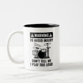 Tasse 2 Couleurs Avertissement de tambour (Gauche)