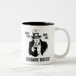 Tasse 2 Couleurs Avez-Vous Eu Les Screaming Barfies En Escalade De