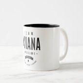 Tasse 2 Couleurs Aviana Nom personnalisé (Devant droit)