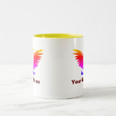 Tasse 2 Couleurs Aviateur de drone (Centre)