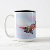 Tasse 2 Couleurs Avion de combat de la Seconde Guerre mondiale (Gauche)